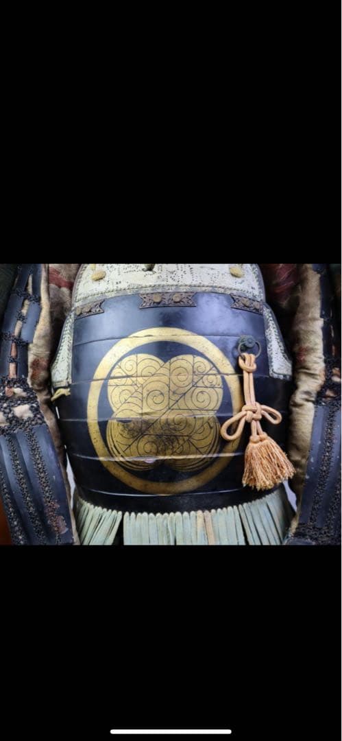 日本の武士の鎧 戦国武将武田信玄 等身大　甲冑展示台付き　みーこ