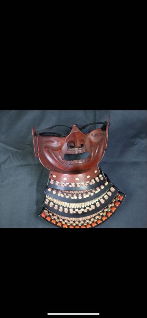 日本の武士の鎧 戦国武将武田信玄 等身大　甲冑展示台付き　みーこ