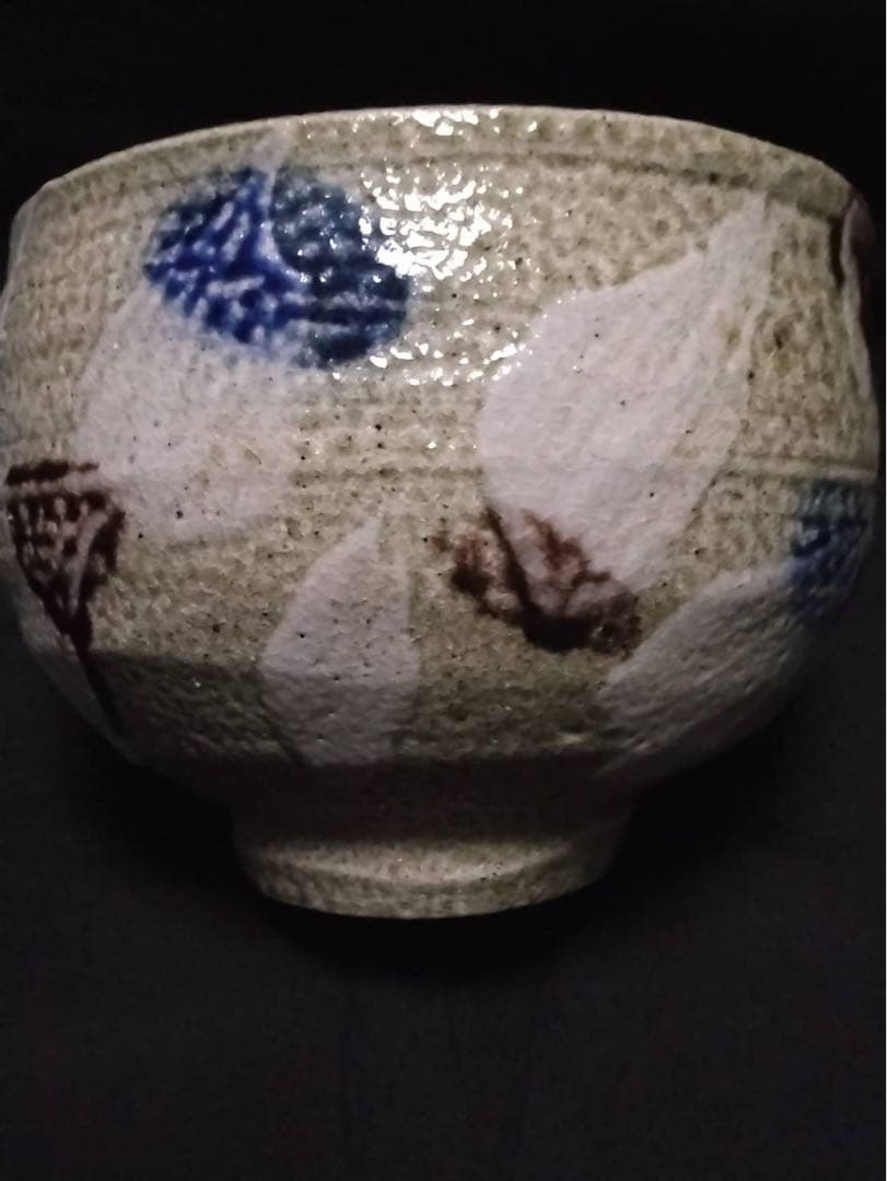 茶碗　人間国宝「浜田庄司」作　真作保証品　無傷完品　合わせ箱　仕覆付き