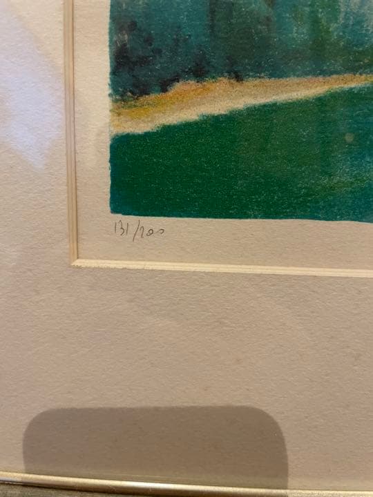 ボネック　田園の別荘、私の青い自転車　リトグラフ　２枚セット