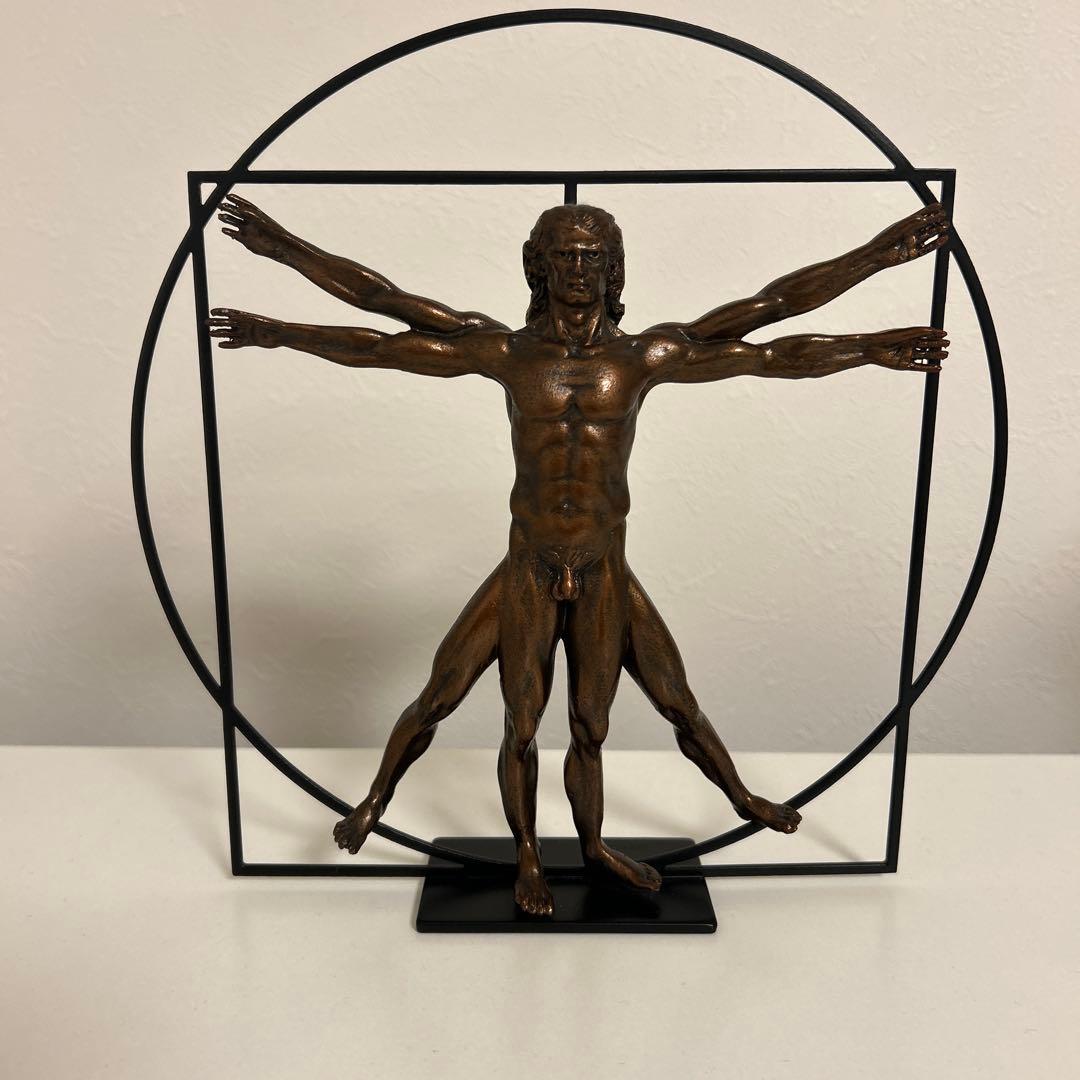 ウィトルウィウス的人間 レオナルドダヴィンチ　オブジェ