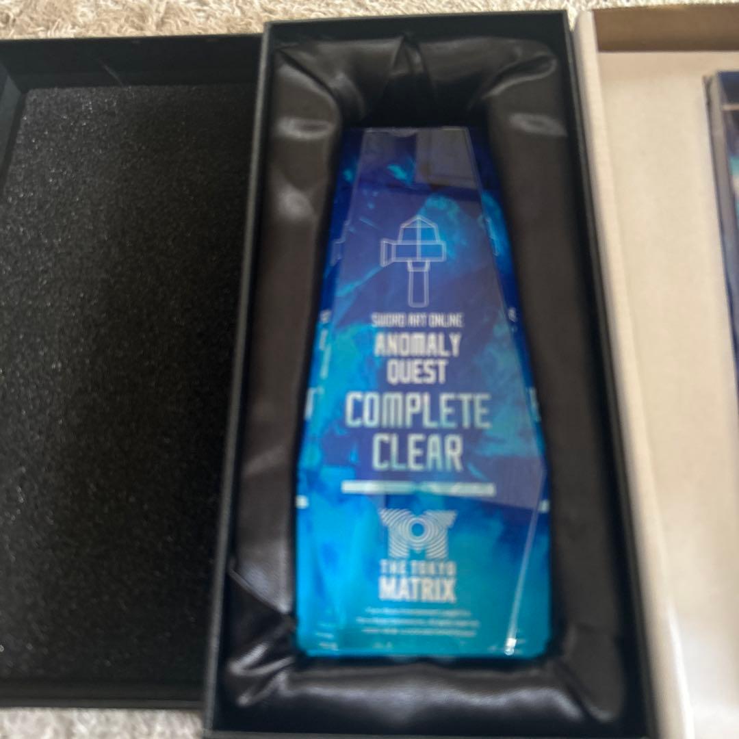 ソードアートオンライン アノマリークエストクリア完全クリア達成結晶(トロフィー)