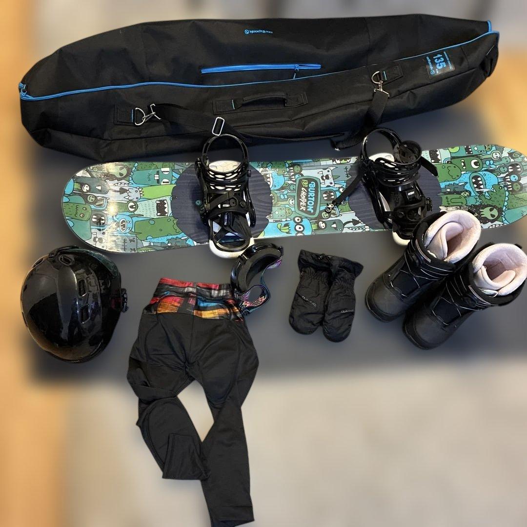 バートン　チョッパー 130センチ　フルスノーボードセット　ブーツ23.5