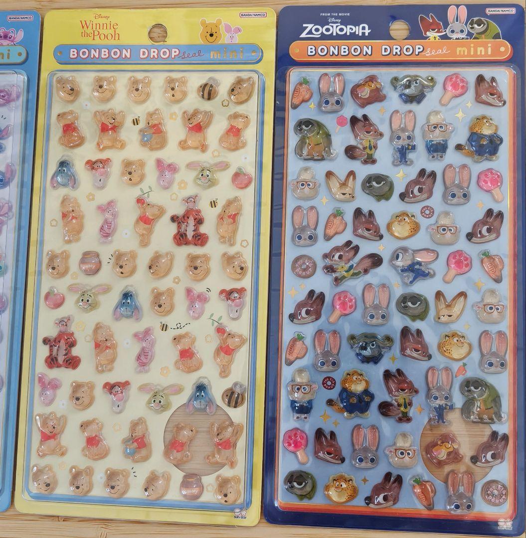 【正規品】ボンボンドロップ　ディズニー　ズートピア　101匹わんちゃん　シール