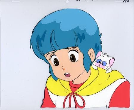 魔法の天使クリィミーマミのTVシリーズで実際に使用されたセル画森沢優