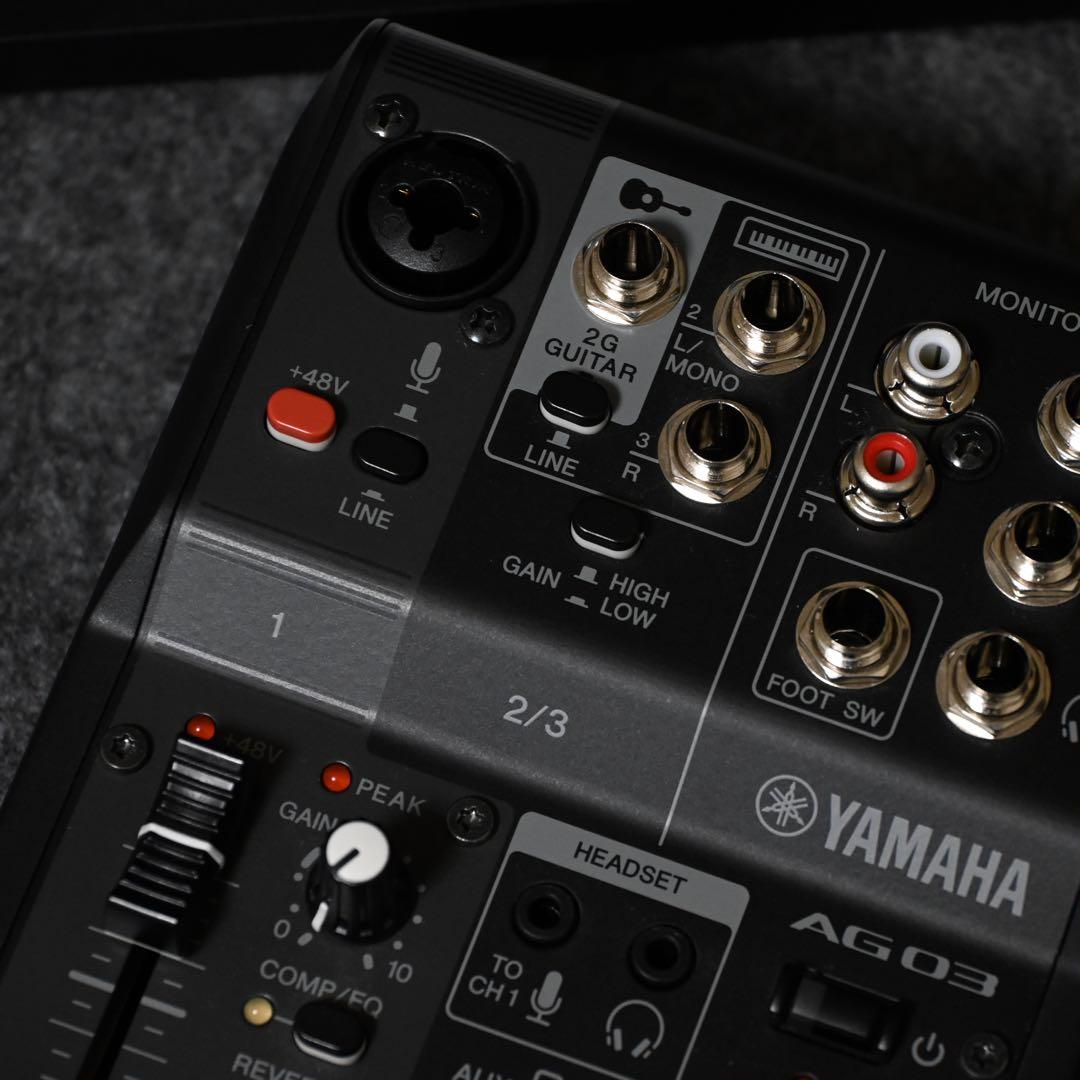YAMAHA AG03 MK2 ミキサー　オーディオインターフェース