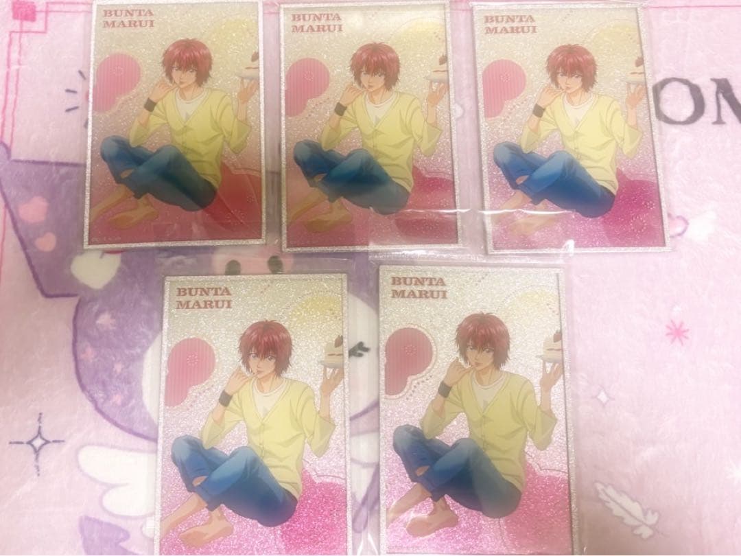 新テニスの王子様 丸井ブン太 アクリル色紙 くつろぎタイム