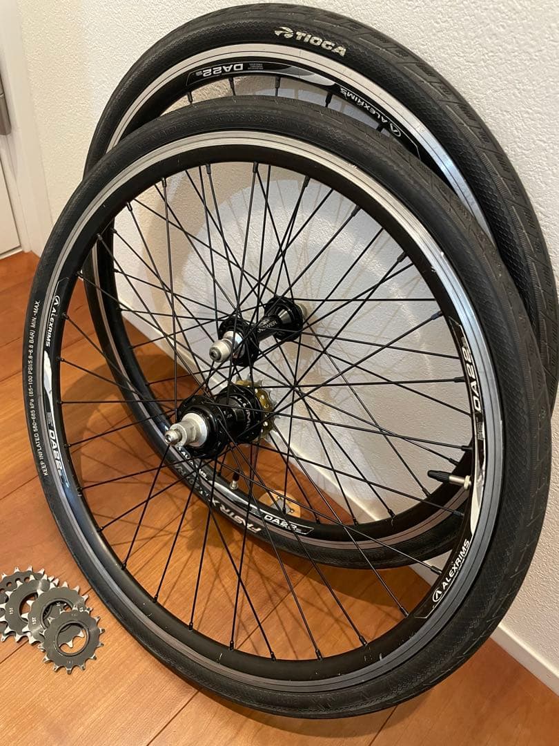 BMXホイールセット ANSWERアルミハブ TIOGAタイヤ キッズ 子供