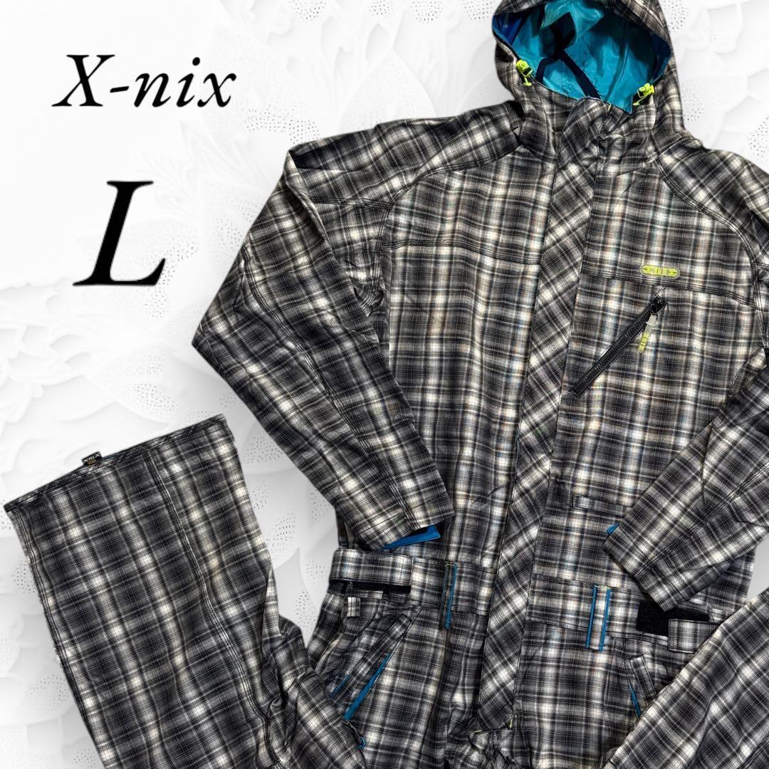 エクスニクス オールインワン つなぎ スキー スノボ スノー ウェア L