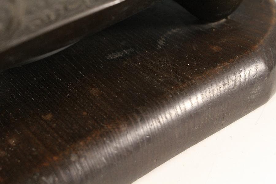 古銅 饕餮紋 双耳 四方 瓶掛(K-LC697)