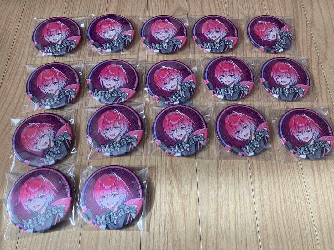 めておら みかさ みかさくん 缶バッジ