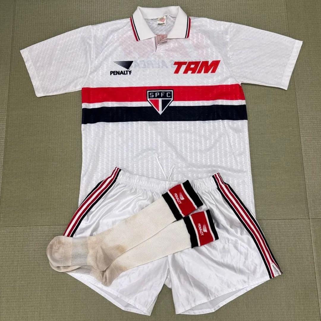 PENALTY サンパウロFCサッカーウェア Lサイズ ユニフォームセット