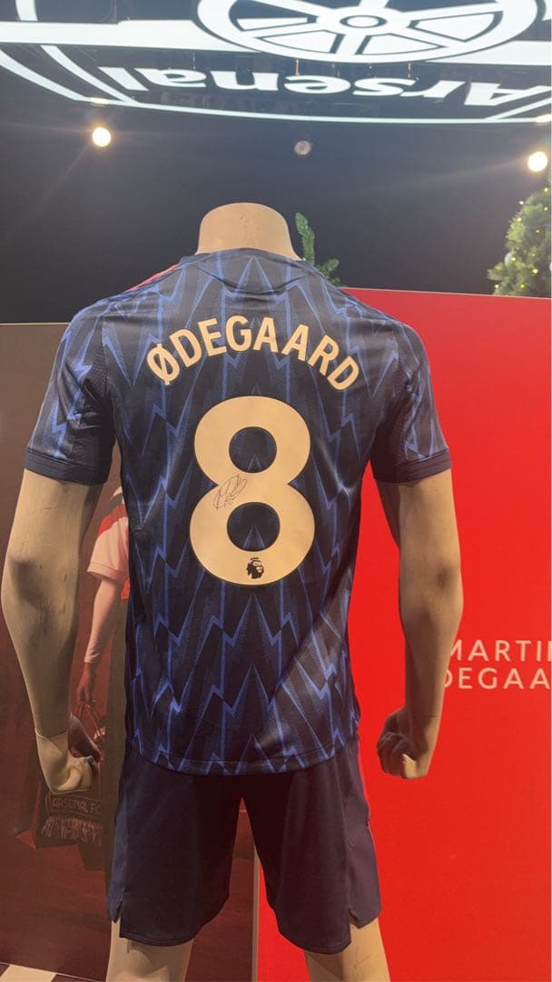 25/26 アーセナル プロ仕様ユニフォーム　Mサイズ　ウーデゴール直筆サイン