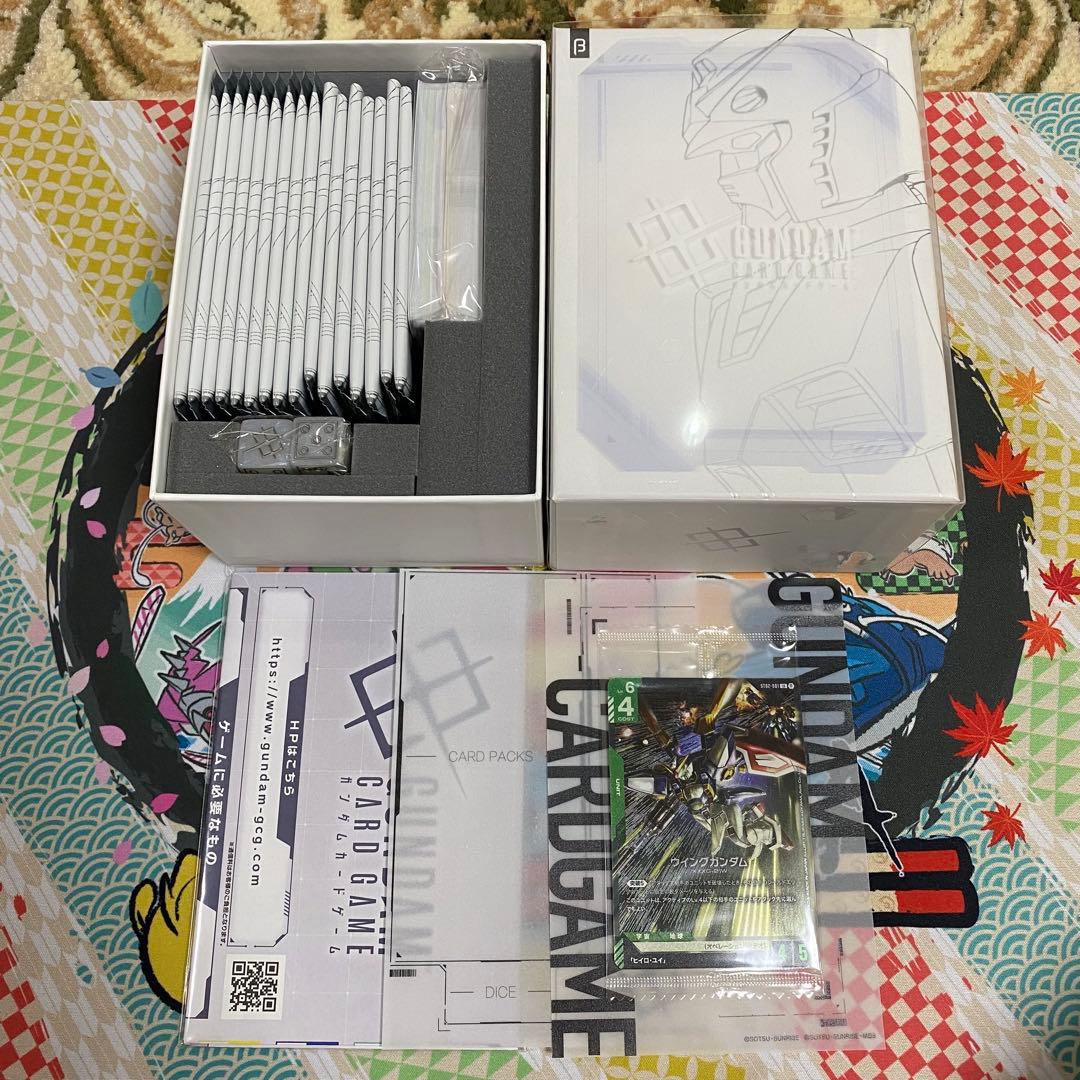 ガンダムカードゲーム リミテッドBOX Ver.β 日本語版 開封済み