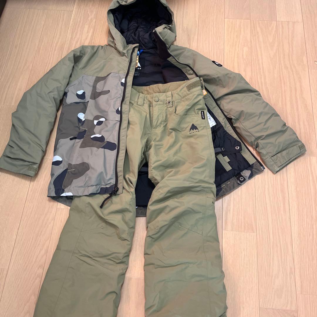 子供用カモフラージュスノーボードウェア