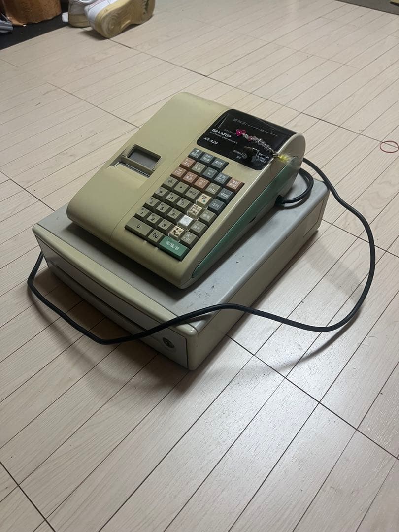 SHARP XE-A20 電子レジスター クリーム色