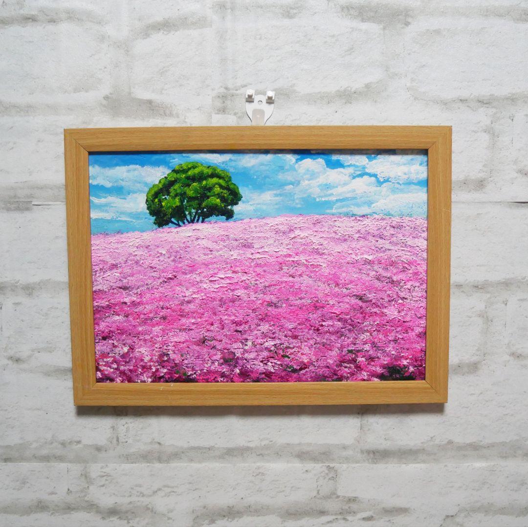 油絵 油彩 油彩画 絵 絵画【桃色吐息】