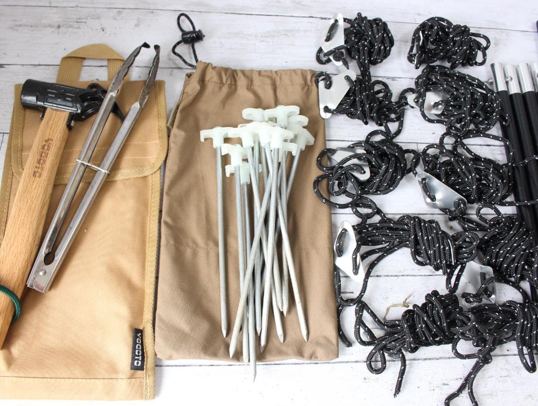 ワンティグリス ロックシールドブッシュクラフトテント 前幕 メッシュインナー付き