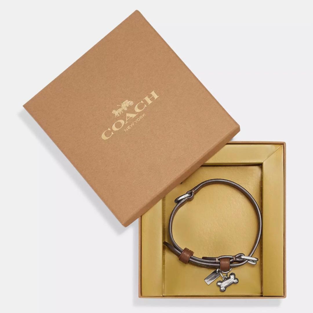 コーチ（coach）ボーンチャーム付き首輪 未使用品