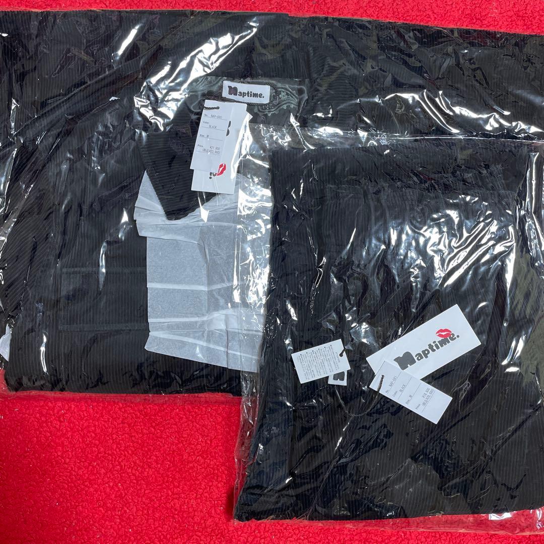 ナップタイム　naptime. Nissy 西島隆弘　　セットアップ　ブラック