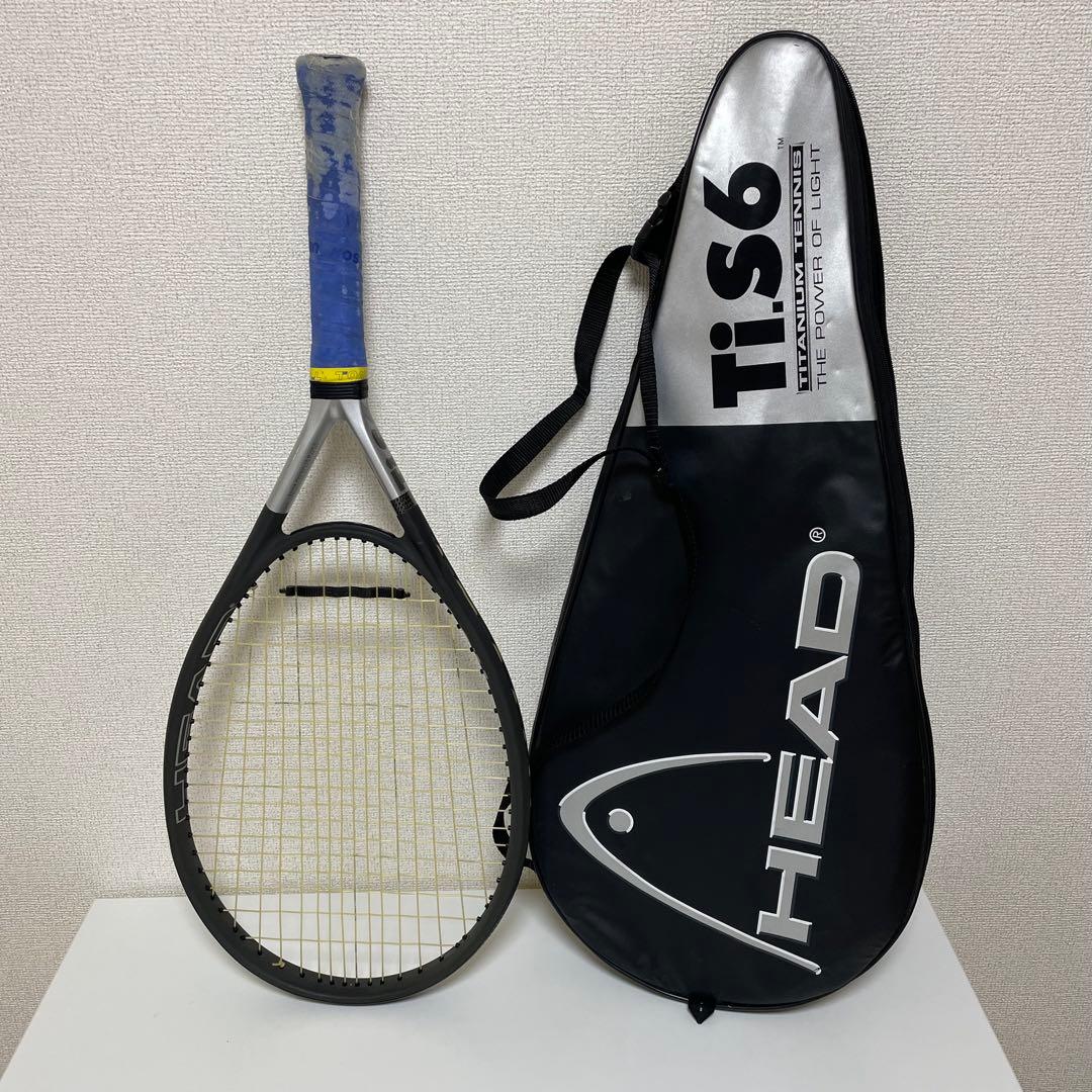 美品 HEAD ヘッド テニスラケット Ti.S6 ケース付属
