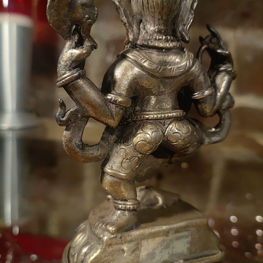 ガネーシャ チベット仏　仏教美術　アンティーク　470ｇ