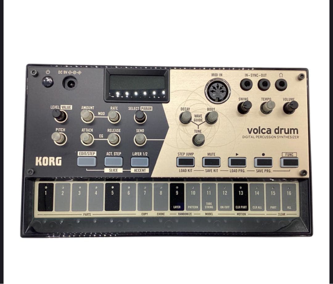 KORG volca drum デジタル打楽器シンセサイザー