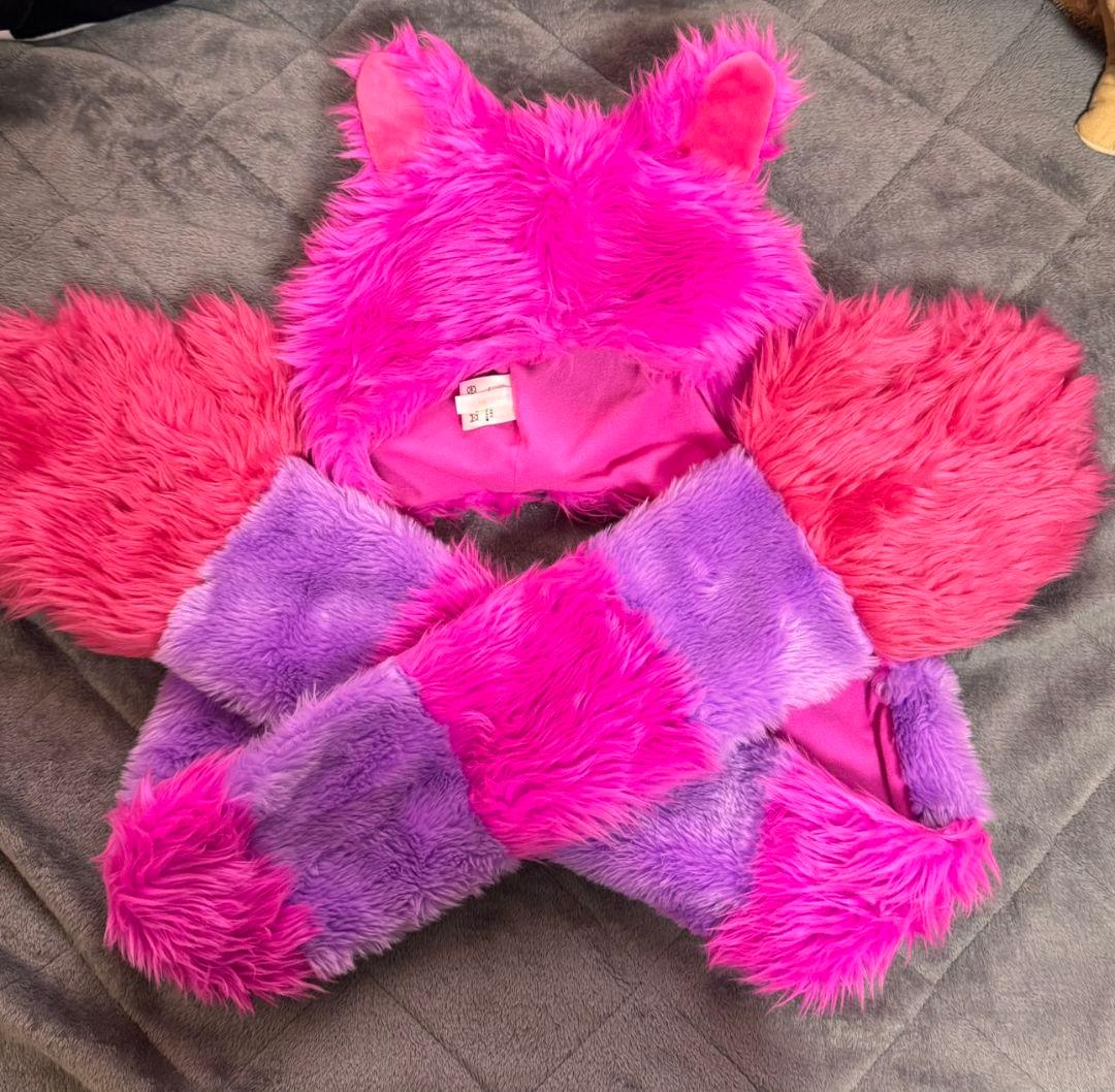 チェシャ猫　 マフラーファンキャップ