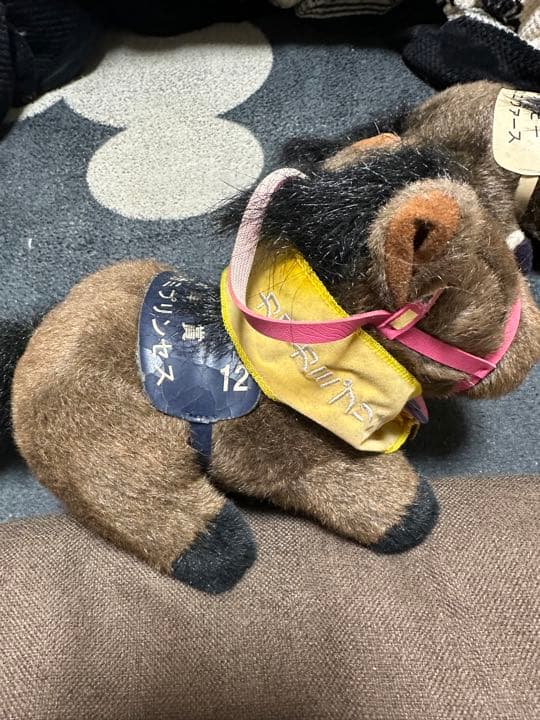 競走馬のぬいぐるみ