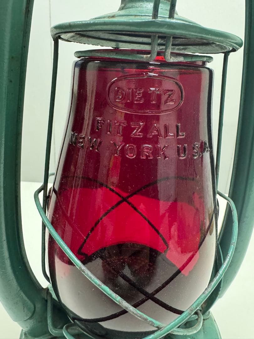 EMBURY AIRPILOT ヴィンテージランタンDIETZ赤グローブUSA製