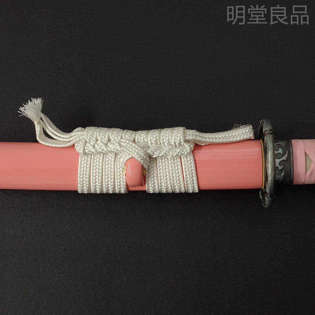 日本刀　模造刀　炎の紋　木製刀　硬木製　居合練習　コスプレ用　刀剣拵　武道具