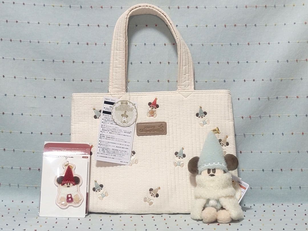 リルリンリン トートバッグ ぬいぐるみバッジ ディズニークリスマス2025