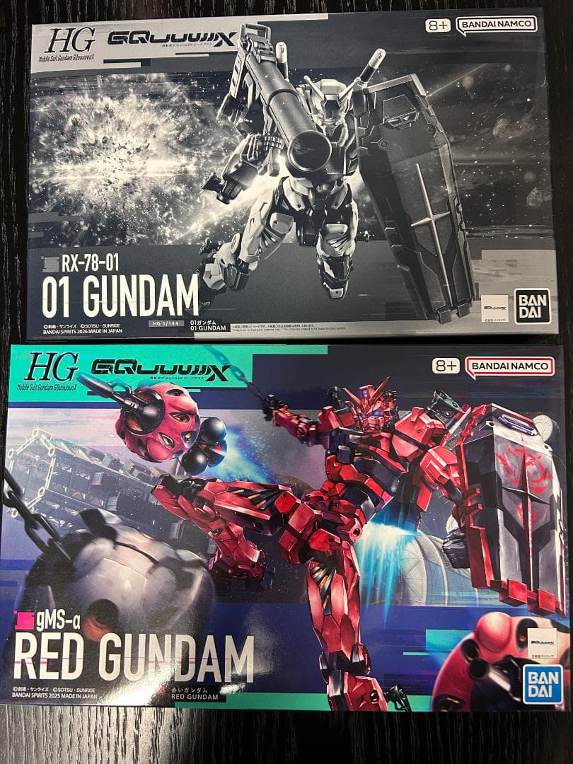 HGUC 1/144 ジークアクス 赤いガンダム 01ガンダム 未開封 プレバン