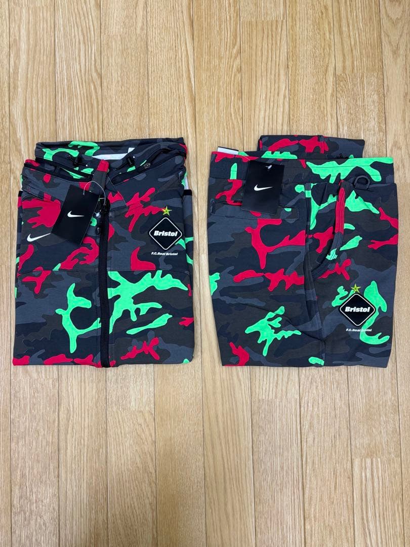 F.C.R.B NIKE＋ブリストルカモフラ ジャージ上下 新品未使用タグ付き