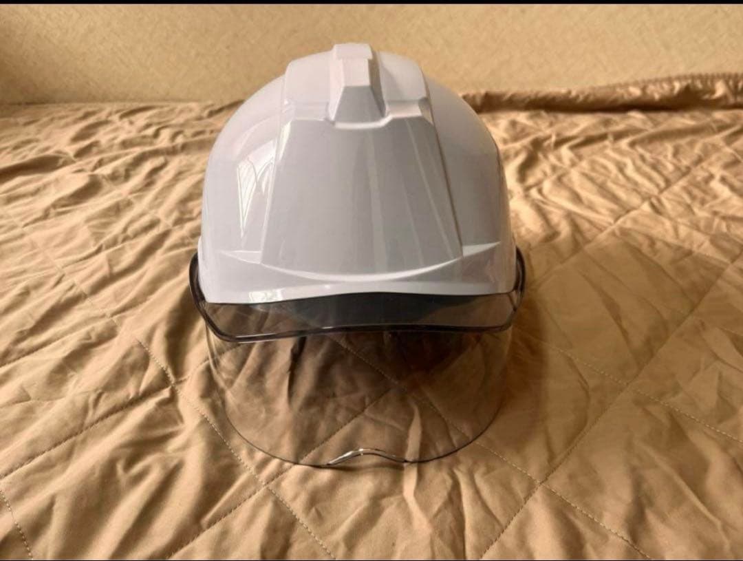 ヘルメット 透明バイザー/ワイドシールド面付き　12個