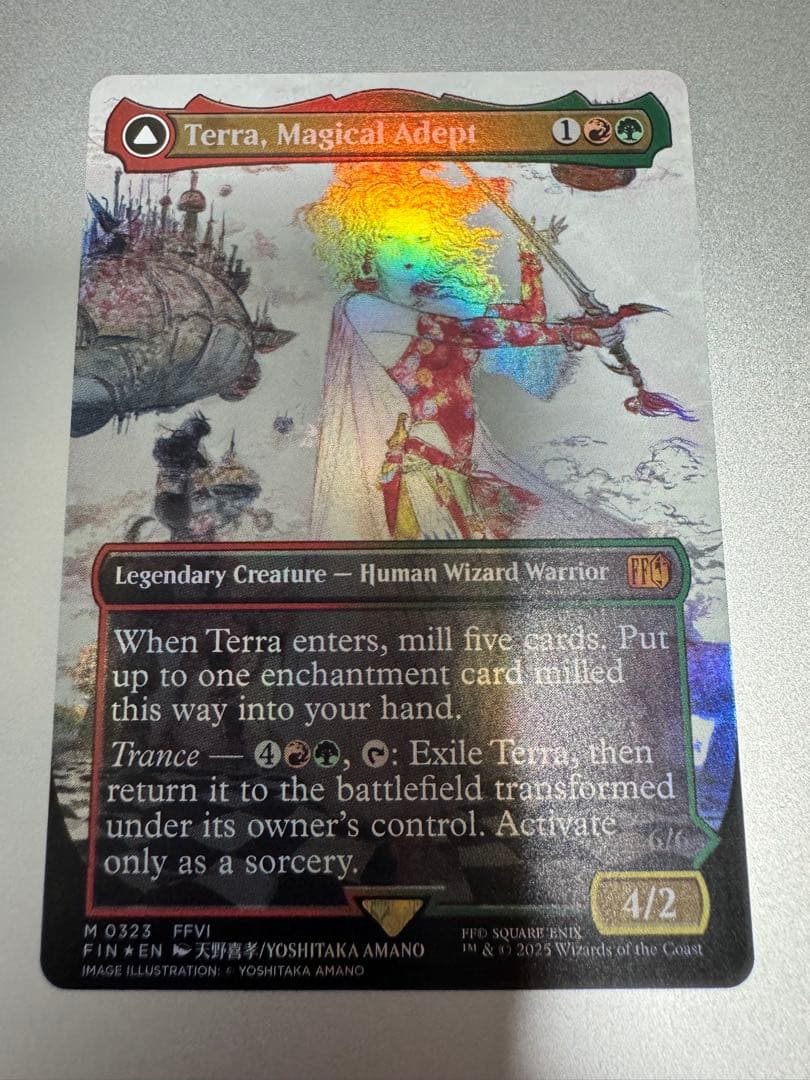 MTG 魔導戦士、ティナ/幻獣の血を引く少女、ティナ Foil 英語