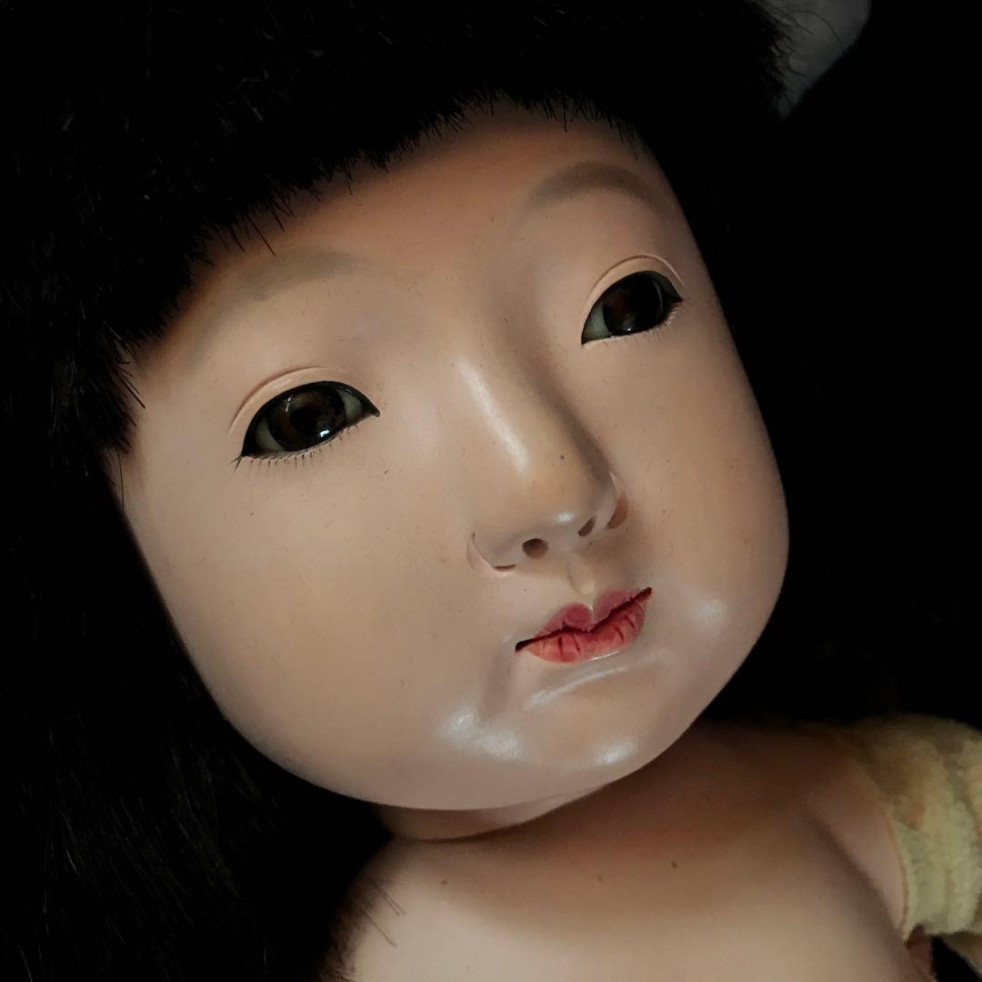 市松人形　春水　12号　昭和初期　鳴きます