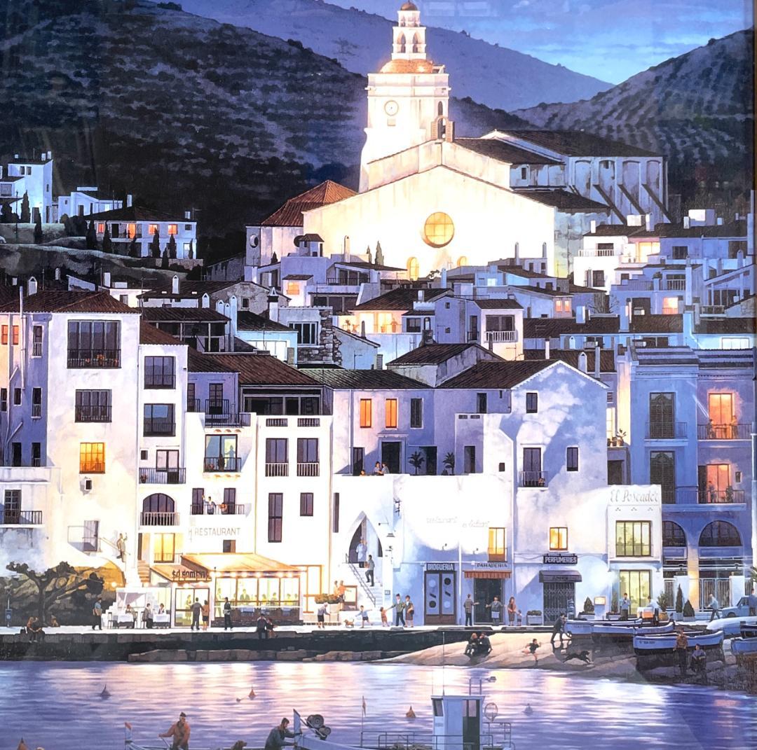 【新品特価】笹倉鉄平 『カダケス』　大型ポスター高級イタリア額付　アクリルガラス