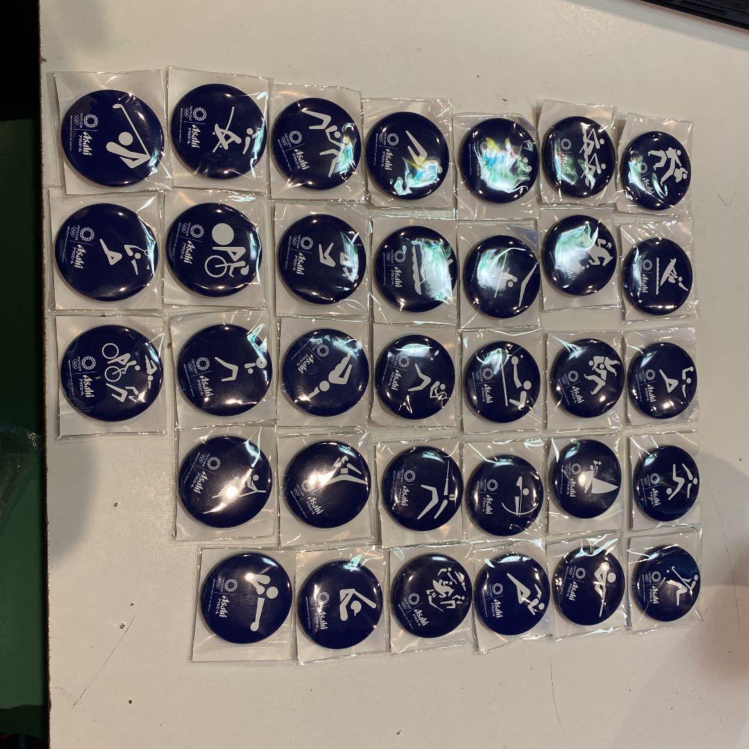 オリンピック　ピクトグラム　缶バッジ