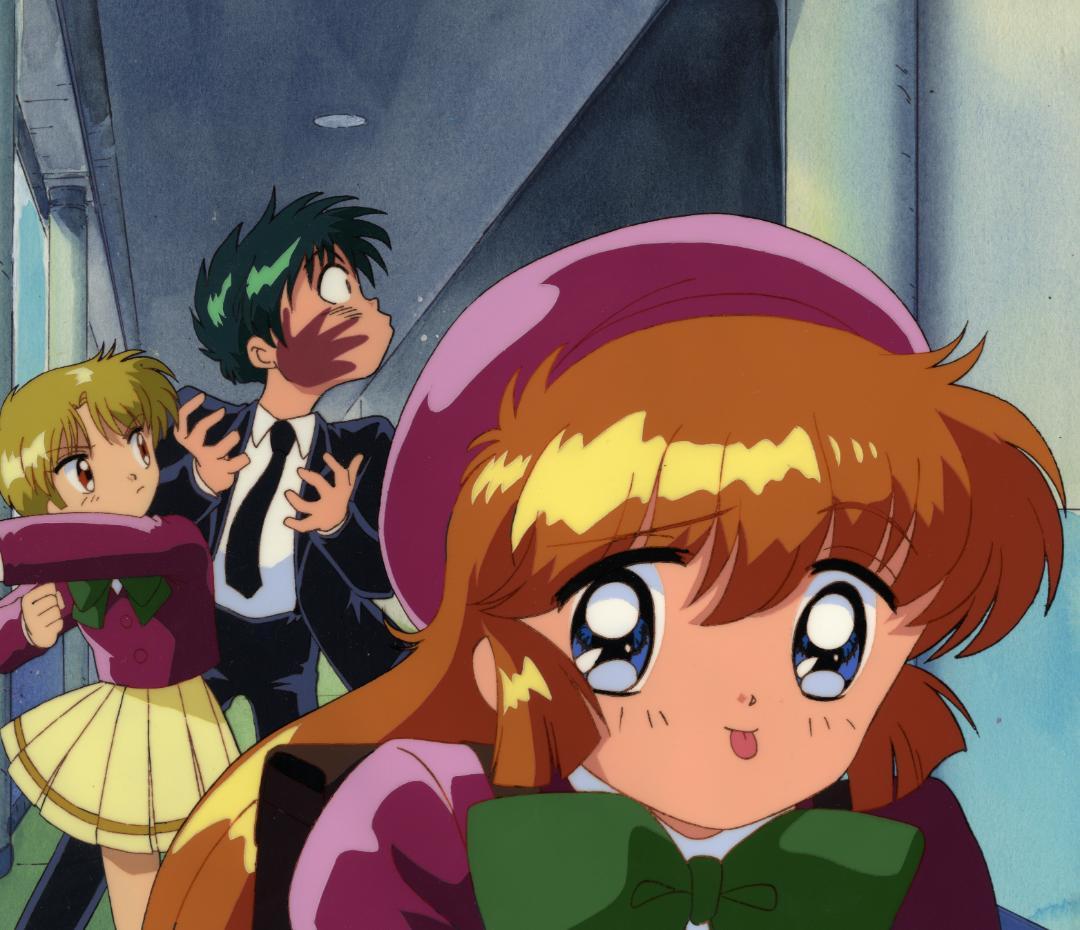 怪盗セイント・テール 28話ラストカット 大判セル画 実物背景合致