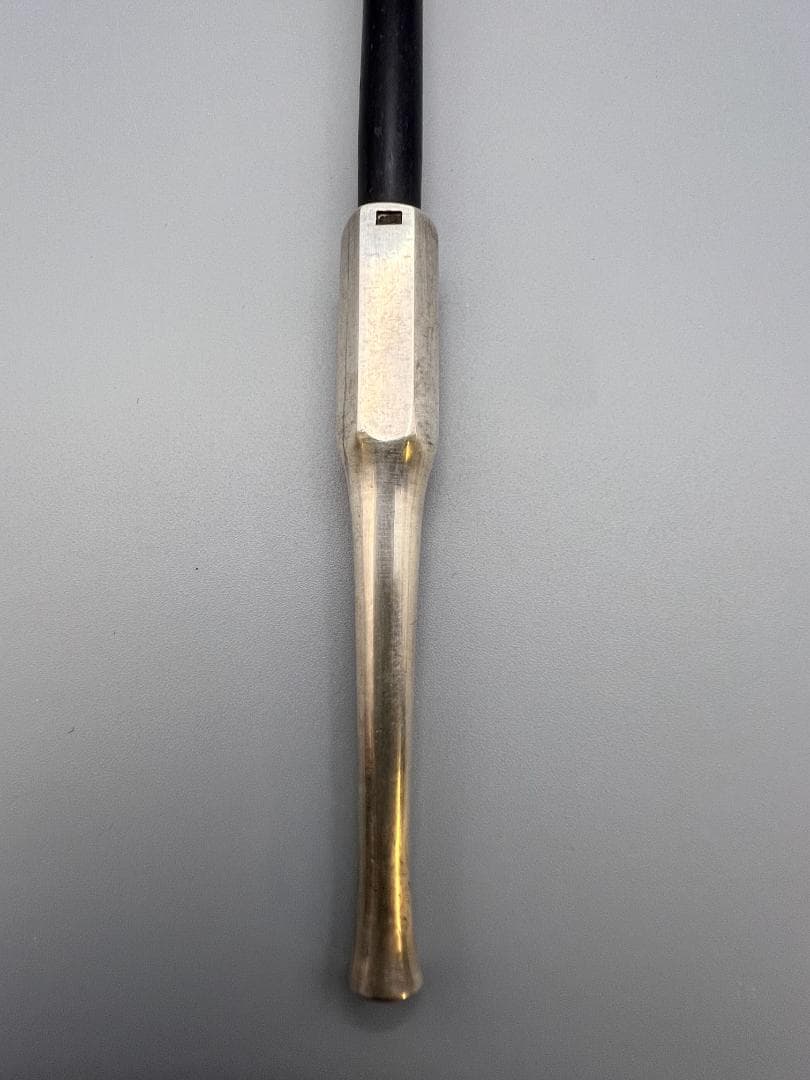 【海】純銀煙管　六角形　キセル　純刻印　銀細工　アンティーク　重量約45g