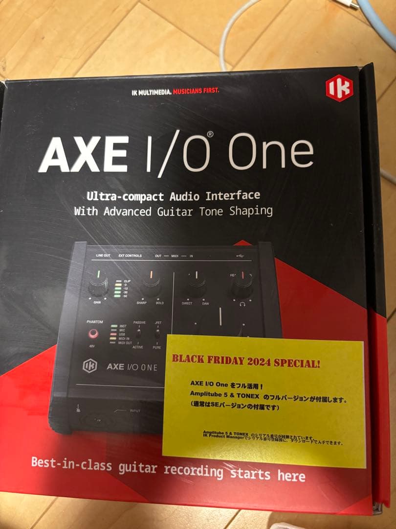 IK Multimedia AXE I/O ONE オーディオインターフェース