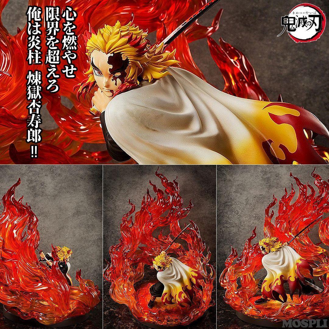 鬼滅の刃 煉獄杏寿郎 1/4スケール プラスチック製 塗装済み完成品フィギュア