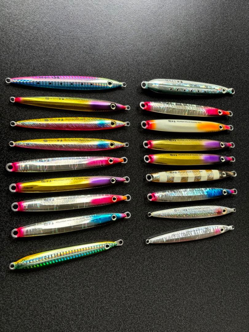 撃投ジグ　60g〜95g 未使用　ウレタンコーティング済レベルエアロ無印混在