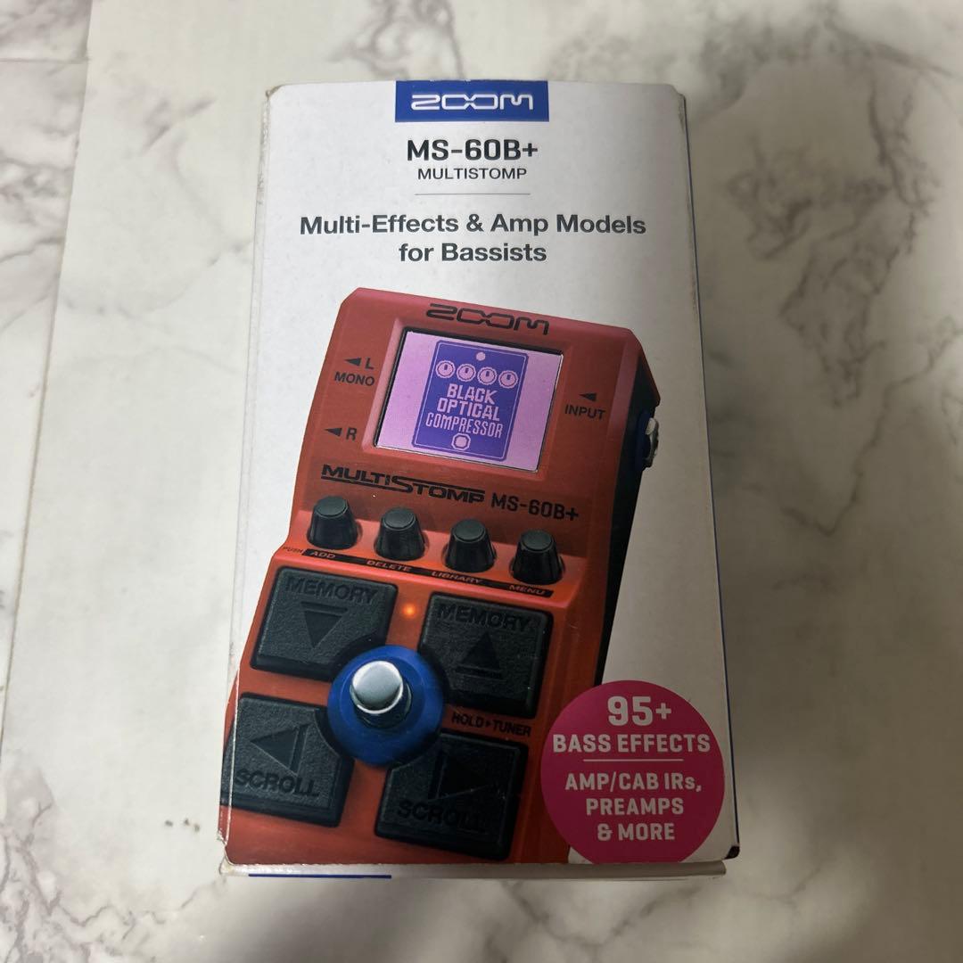 ZOOM MS-60B+ マルチエフェクター アダプター付き