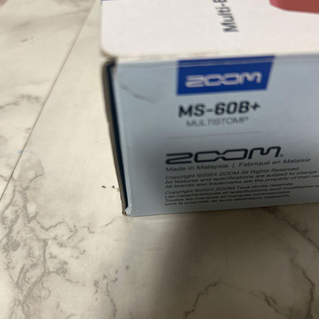 ZOOM MS-60B+ マルチエフェクター アダプター付き