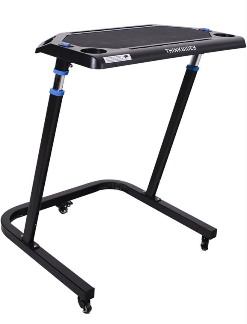 ThinkRider サイクルトレーナー用 上下昇降式 デスク 4段階高さ調節