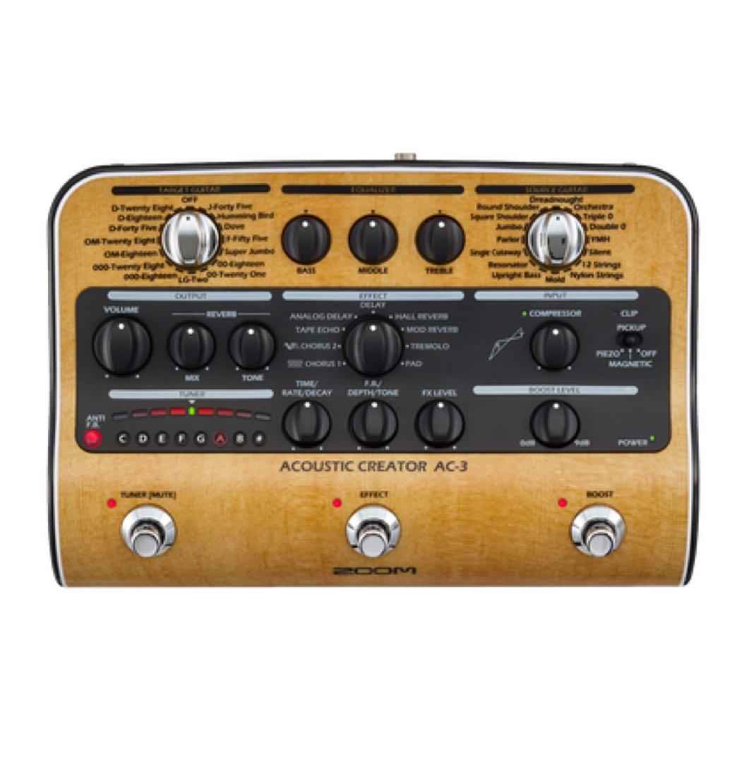 【新品同様送料無料】Zoom AC-3 アコースティックエフェクター