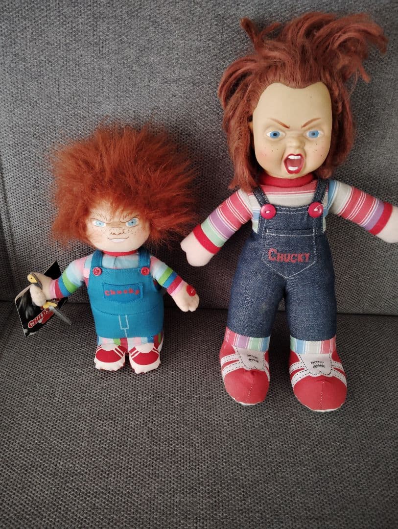 ★当時品★ チャッキー ぬいぐるみ 人形 大小2体セット チャイルドプレイ