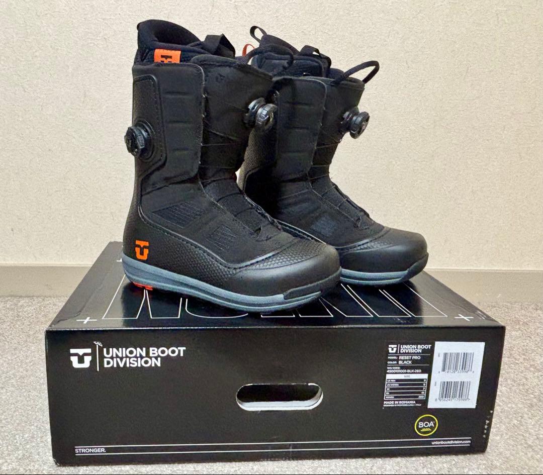 スノーボード UNION BOOT RESET PRO black US8/26.0cm